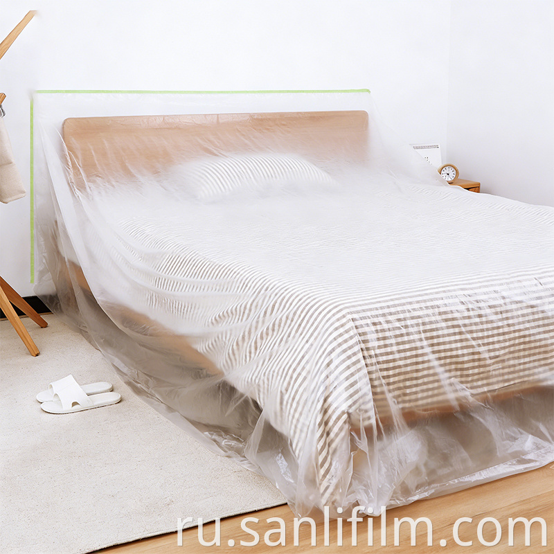 Temporary Shelter for Furniture Protective Film